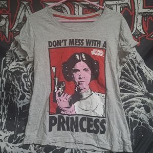 STAR WARS Don't mess with a princess tee princess Leah